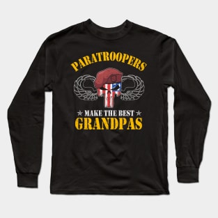 Airborne Paratroopers Make The Best Grandpas Veterans Day Long Sleeve T-Shirt